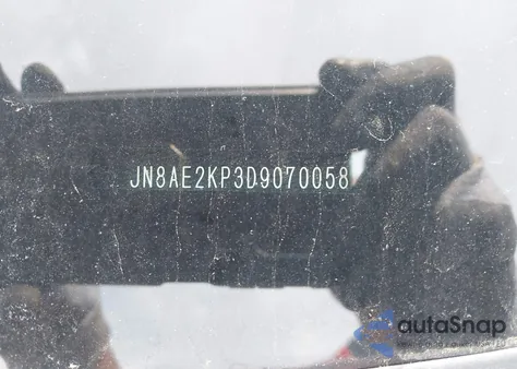 2013 Nissan Quest Sv из США, поврежденный, VIN JN8AE2KP3D9070058